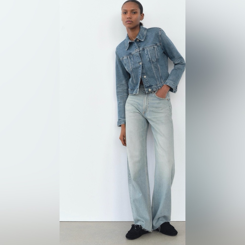 FULL LENGTH TRF HIGH RISE WIDE LEG JEANS
